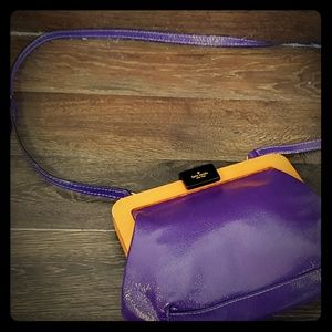 Purple Kate Spade hand bag